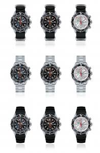 CHRIS BENZ - Depthmeter Chronograph 300M - bis 300 m / 30 bar wasserdicht