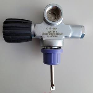 Mono Ventil für Tauchflaschen 232 bar - Ausführung links oder rechts