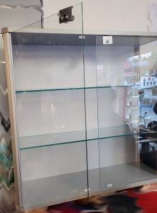 Hohes, stabiles Holzregal - 237 cm hoch - für Aktenordner, Schallplatten, Bücher-13134