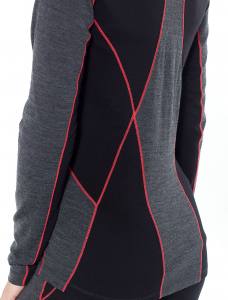 ICEBREAKER 200 Oasis Deluxe Long Sleeve Crewe Damen - 200 g/m² Merinowolle