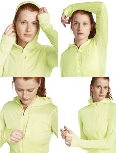 ICEBREAKER - RealFleece Descender Zip Hoodie Damen - 200 g/m² Merinowolle