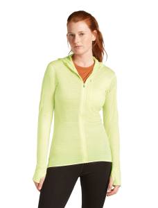 ICEBREAKER - RealFleece Descender Zip Hoodie Damen - 200 g/m² Merinowolle