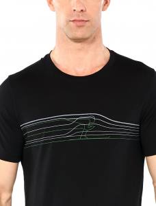 ICEBREAKER - Cool-Lite Kinetica Short Sleeve Crewe Herren - 155 g/m² Merinowolle-10964-10982