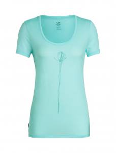 ICEBREAKER - Tech Lite Short Sleeve Scoop Solo Damen - 150 g/m² Merinowolle