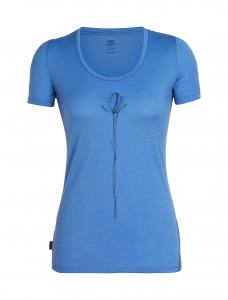 ICEBREAKER - Tech Lite Short Sleeve Scoop Solo Damen - 150 g/m² Merinowolle