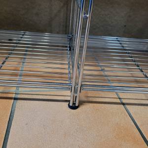 Metallregal, Gitterregal, Stahlregal - robustes Regalsystem - ca. 170 x 82 x 40 cm