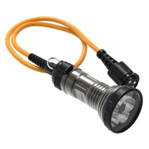 METALSUB - Akkutanklampe KL1242 LED6350 mit Akkutank (Schnellverschlusssystem) und Schnelllader