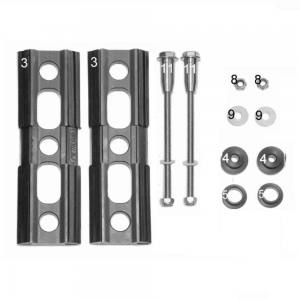 METALSUB Flaschenhalterung - Heavy Duty-Quick Release System - Twinningset