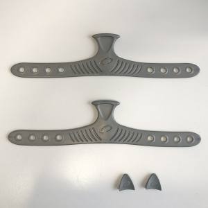 OCEANIC - Accel Color Kit - Flossenband und Logo zum Auswechseln - grau