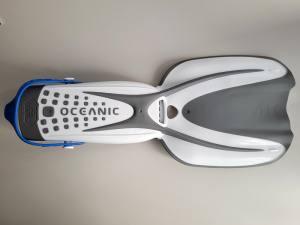 OCEANIC - Open Heel Flossen - mit verstellbarem Silikon-Fersenriemen