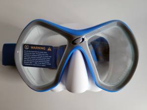 OCEANIC - Zwei-Glas-Maske mit Silikonschürze und weitem Sichtfeld