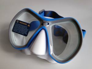 OCEANIC - Zwei-Glas-Maske mit Silikonschürze und weitem Sichtfeld