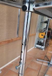 Ovaler Ring-Kleiderständer - Rundständer - 220 x 70 cm - höhenverstellbar