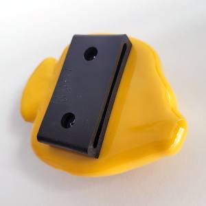 POLARIS - Fischblei - Bleifisch - 1 kg - gelb lackiert - für 50 mm Bleigurt