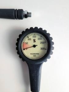 SCUBAPRO - Finimeter/Manometer 300 bar - gebraucht, voll funktionsfähig