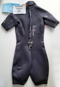 Sonderangebot - BARE Ignite Shorty Lady 2 mm - schwarz mit Blumen - Gr. 34 (US 6)