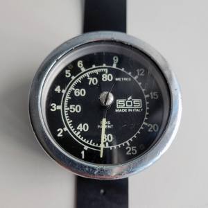 SOS - Retro Tiefenmesser - Armband-Tiefenmesser - bis 80 m - gebraucht