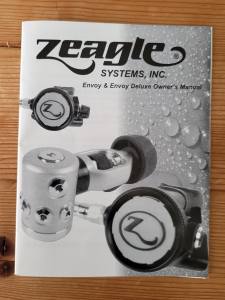 ZEAGLE - Envoy - Atemregler 1. und 2. Stufe mit MD-Schlauch und Int/Yokeanschluss - unbenutzte Lagerware