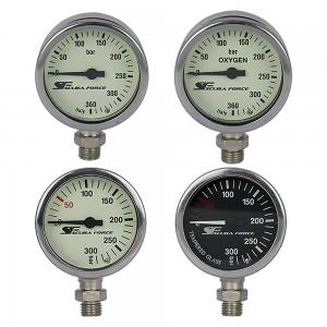 Scubaforce - Manometer/Finimeter in vier Ausführungen - Kopf inkl. Swivel