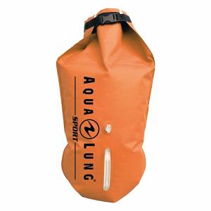 AQUALUNG - IDry Bag orange - aufblasbare Trockentasche - 15 l Volumen