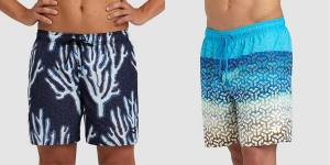 ARENA - Badeshorts Herren Placed Print - Herren Badehose, Strandboxershorts