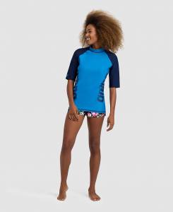 ARENA - Rash-Vest Damen kurzärmlig - Rashguard, Short Sleeve - UV-Schutz