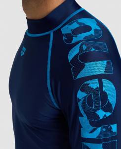 ARENA - Rash-Vest Herren langärmlig - Rashguard, Long Sleeve - UV-Schutz