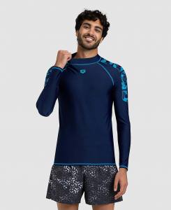 ARENA - Rash-Vest Herren langärmlig - Rashguard, Long Sleeve - UV-Schutz