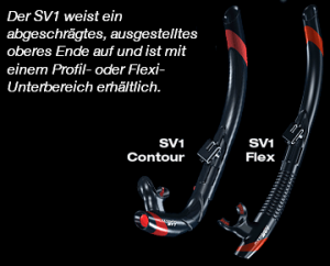 ATOMIC AQUATICS SV1 Flex, Schnorchel