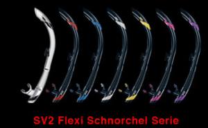 ATOMIC AQUATICS SV2 Flex semidry, Schnorchel