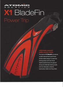 Atomic Aquatics - X1 Bladefins - die optimale Flosse für jeden Taucher