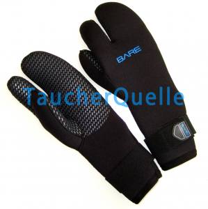 BARE, 3-Finger, 7 mm Neopren-Handschuhe - extra warm für kalte Gewässer