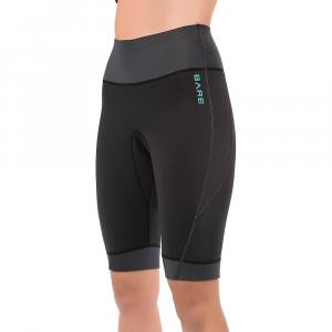 BARE - Exowear Shorts - Damen - hochgeschnittene kurze Hose, warm und vielseitig