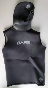 BARE - Hooded Vest 7/3 mm - Neoprenunterzieher mit Haube - Männer Gr. L - reduzierte B-Ware