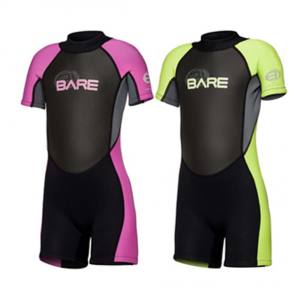 BARE Velocity Shorty Kids 2mm - Kinderanzug - Schwimmen&Spielen - Sonderangebot