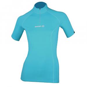 BEUCHAT - Atoll Rashguard Woman - Kurzarm, Half Zip, Sonnenschutzfaktor UVP 50+