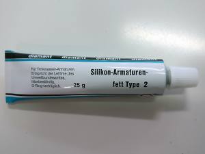 Diamant - Silikon-Armaturenfett Type 2 - 25 g (478,00€/kg)