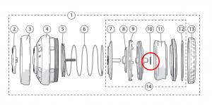 Divator MK-II Membraneinheit - Ersatzteil - 10 x Unterlegscheibe / Washer