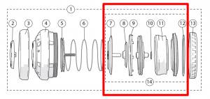 Divator MK-II Membraneinheit - Ersatzteil