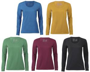 ENGEL SPORTS - Damen Shirt langarm, Regular fit - Wolle & Seide 150 g/m²