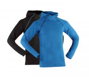 ENGEL SPORTS - Hoody - lässiger Kapuzenpulli für Herren - Restgröße L - blau