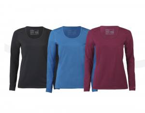 ENGEL SPORTS - Long Sleeve aus Wolle & Seide 200 g/m², regular fit - Damen