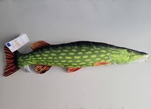 GABY FISH PILLOWS - Fischkissen Hecht - 80 cm - Esox Lucius