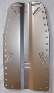 HESER - Rebreather Backplate aus Edelstahl in zwei Stärken: 4 mm, 6 mm