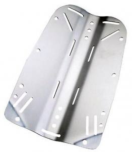 POLARIS - Edelstahl Backplate, Rückenplatte, 3 mm, ca. 2,5 kg