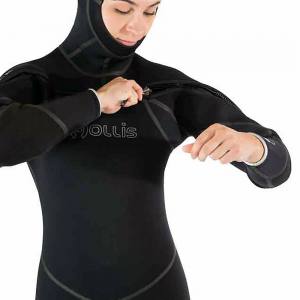 HOLLIS - Neotek - Halbtrockenanzug mit Haube, Semi-Drysuit, 8/7/6 mm, Unisex