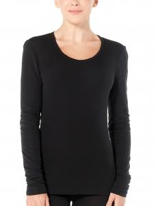 ICEBREAKER 175 Everyday Long Sleeve Scoop Damen - 175 g/m² Merinowolle-11343