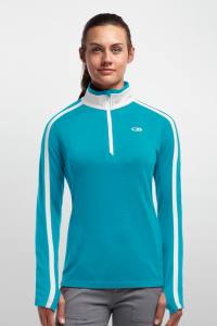 ICEBREAKER Chateau Long Sleeve Half-Zip Woman