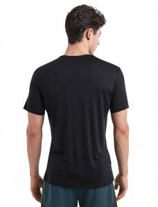 ICEBREAKER - Cool-Lite Blend Sphere III T-Shirt Vision Grid Herren - 125 g/m² Merino