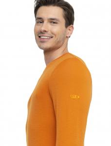 ICEBREAKER - Everyday Thermo-Langarmshirt Rundhals Herren - 175 g/m² Merinowolle